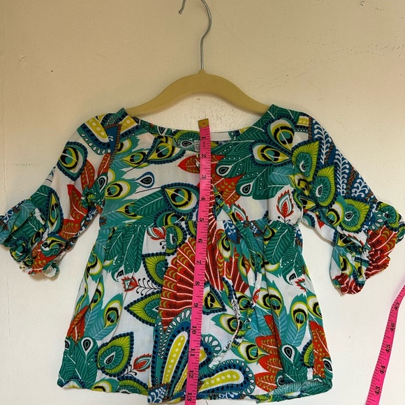 Sister & Me matching tropical print Cover ups Tops size xsmall & Large - Picture 11 of 12